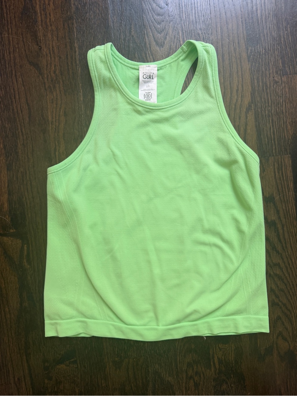 Athleta Girl Neon Green Tank Top - Girls' Activewear